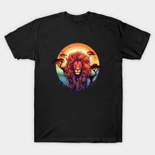 Lion Safari Animal Beauty Nature Wildlife Discovery T-Shirt